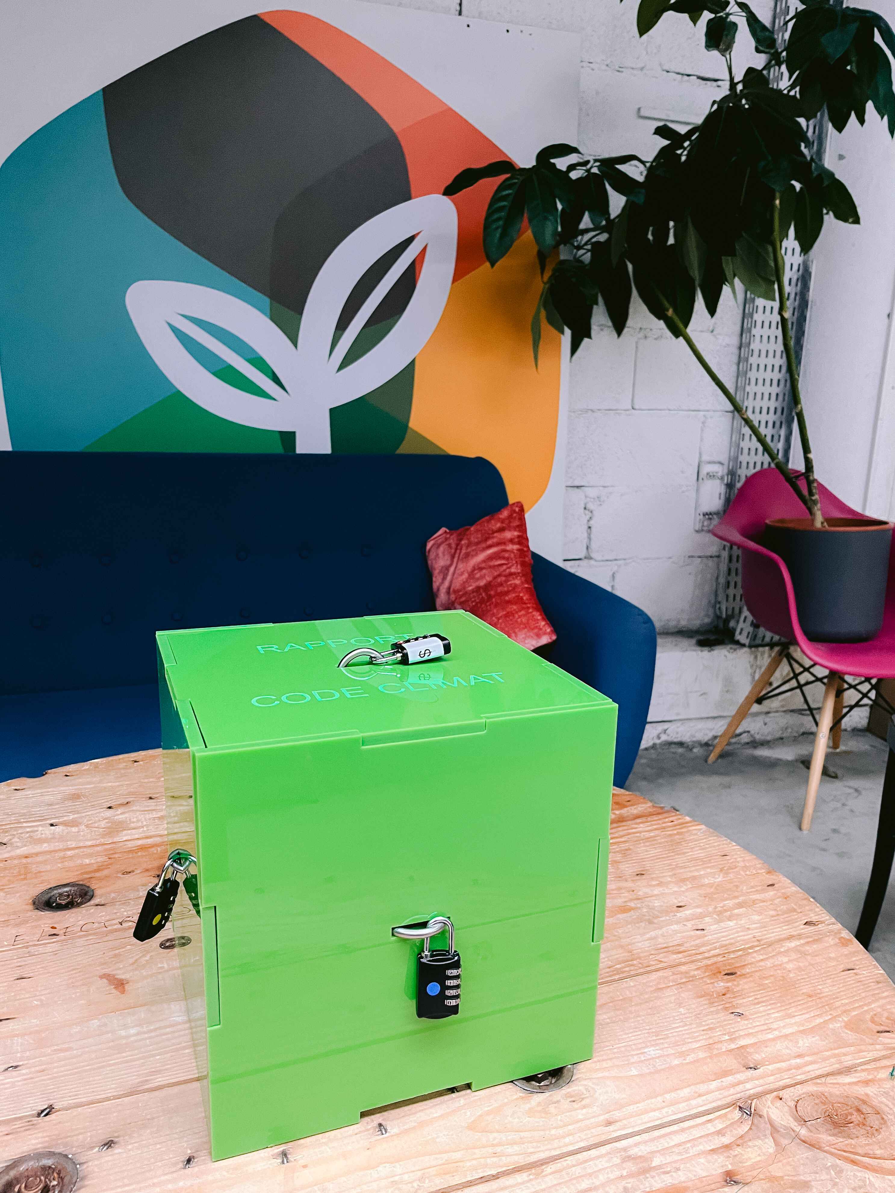 coffre de l escape qui renferme la solution pour sauver l humanité des enjeux climatiques